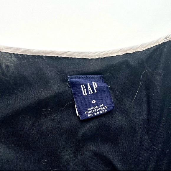 GAP Navy and White Leaf Print Dress - Picture 2 of 3